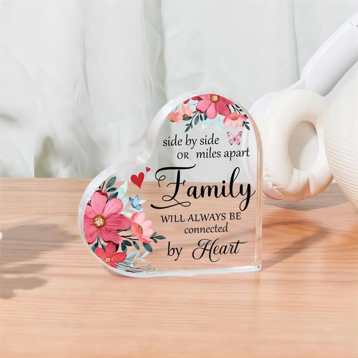 Family Roots Heartfelt Acrylic Souvenir