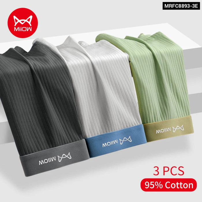 Pack Of 3 Breathable Cotton Mens Boxers