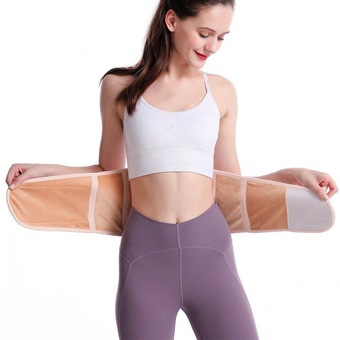 Winter Thicken Thermal Plush Waist Abdominal Protector Warmer Wrap Band