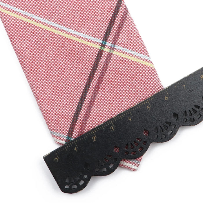 Cotton Plaid Ties For Weddings