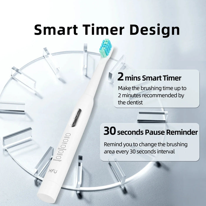 Children S Electric Toothbrush 5 Modes Soft Bristles 40000 Vpm Smart Timer Xf11