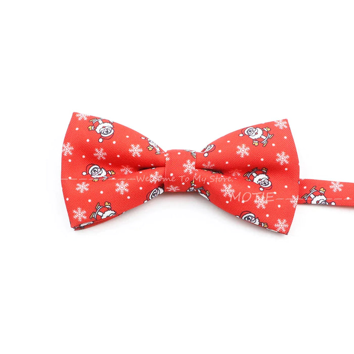 Christmas Milu Deer Bowties Festive Party And Wedding Accessory