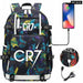 Unisex Cr7 Football Casual Daypack School Bag