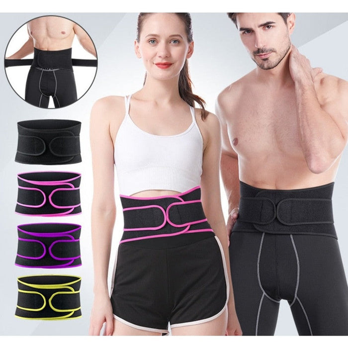 Breathable Dual Adjustable Compression Waist Support Belt For Sports Safety Protection