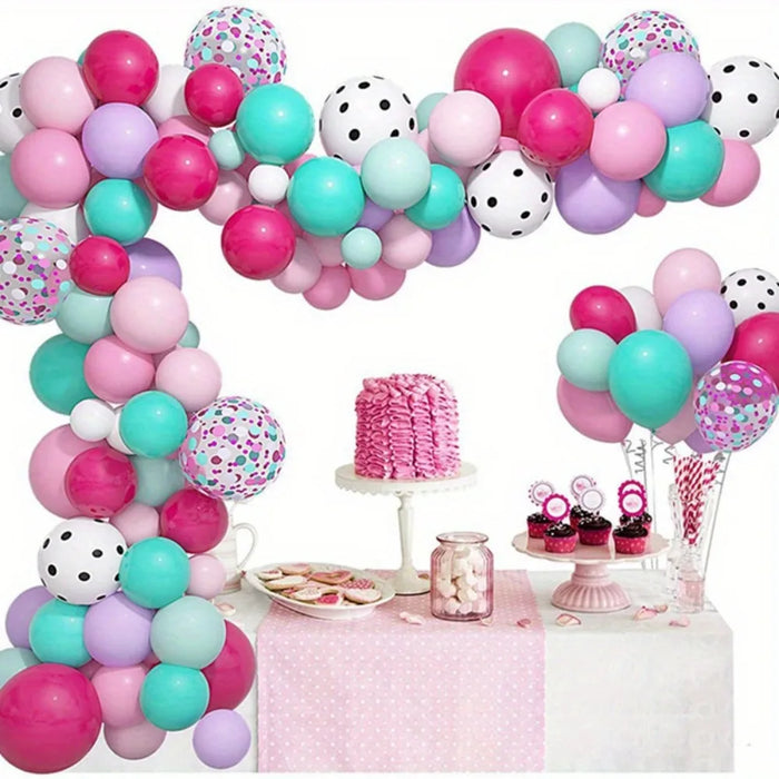 156Pcs Dog Theme Balloon Garland Arch Set Party Birthday Atmosphere Background - Home And Scene Decoration Supplies