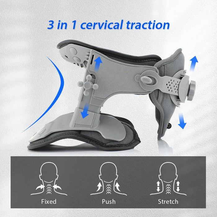 Adjustable Neck Traction Device For Pain Relief