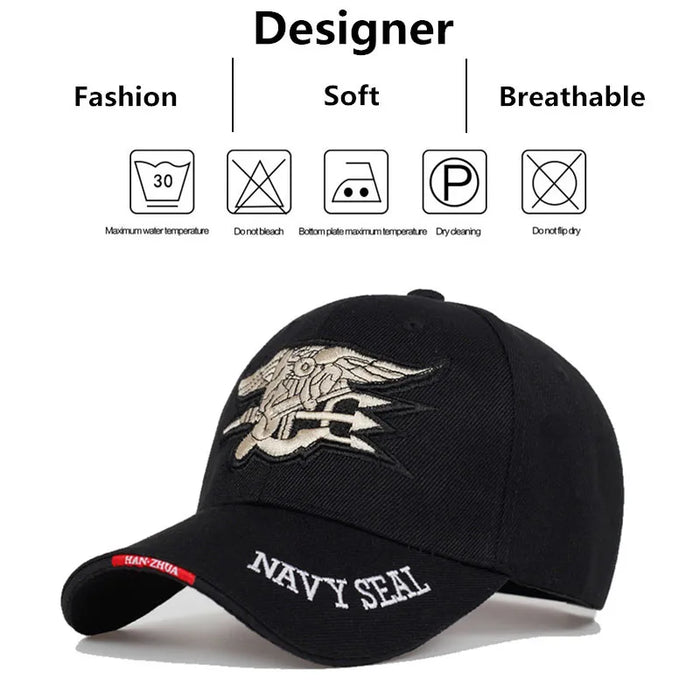 Adjustable Embroidered Baseball Cap / Hat For Outdoor Wear