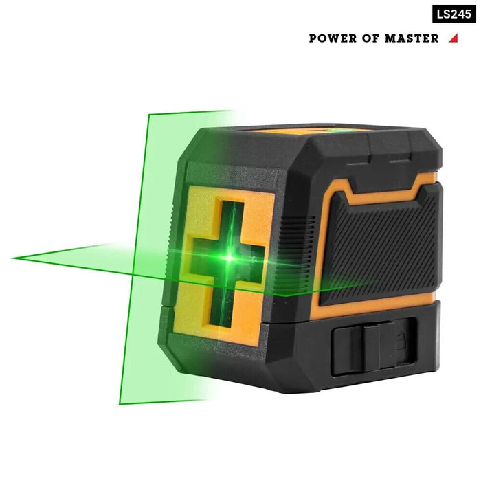 Hilda 2 Line Laser Level Self Leveling Green Laser Beam