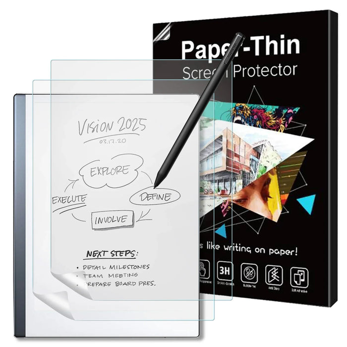 For Remarkable 2 2020 Released Anti-Glare Matte Film Fits Remarkable 2 2020 2 Pack Paper Screen Protector