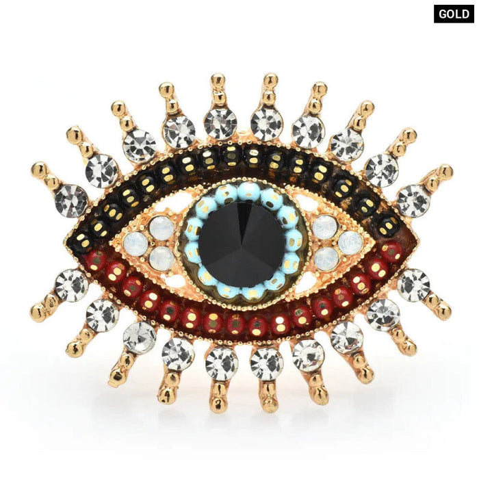 Eye Brooches Classic Big Beauty Eyes Pin