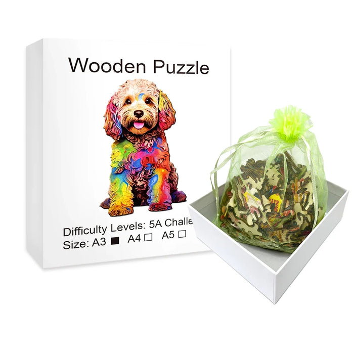 Interactive Wooden Animal Puzzle For Kids