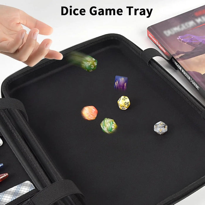 Dnd Dice Tray Box For D D Polyhedral Dice Storage Bag For Rpg