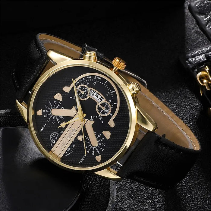 Fashion Date Quartz Men Watches Luxury Male Clock Chronograph Sport Mens Wrist Watch