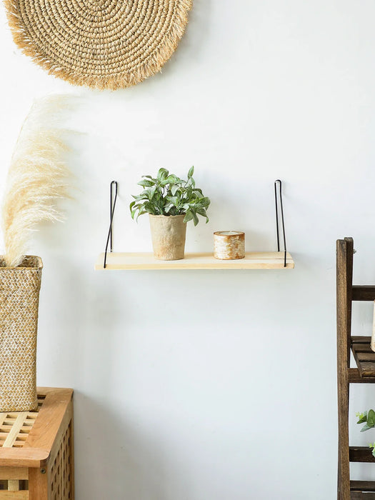 Boho Wall Shelf For Living Room Decor