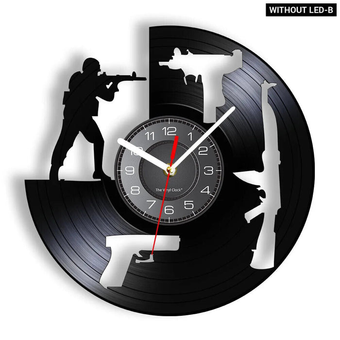 Veteran Soldiers Wall Clock