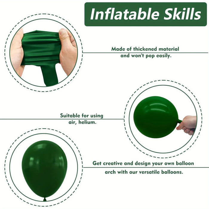 119Pcs Rugby Balloon Set Suitable For Birthday Background Outdoor Sports Graduation Ceremony Anniversary Party Spring And Summer