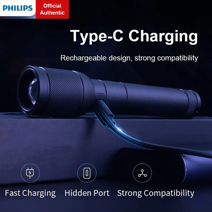 Philips Usb c Rechargeable Flashlight