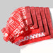 3 Piece Red Antibacterial Cotton Boxer Shorts For Men