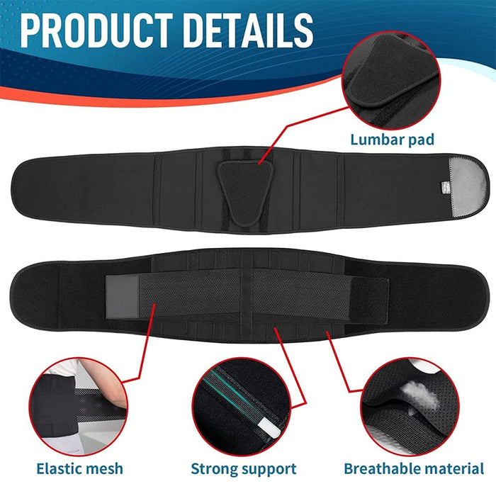 Adjustable Anti-skid Back Brace For Men Women Lower Back Pain Herniated Disc