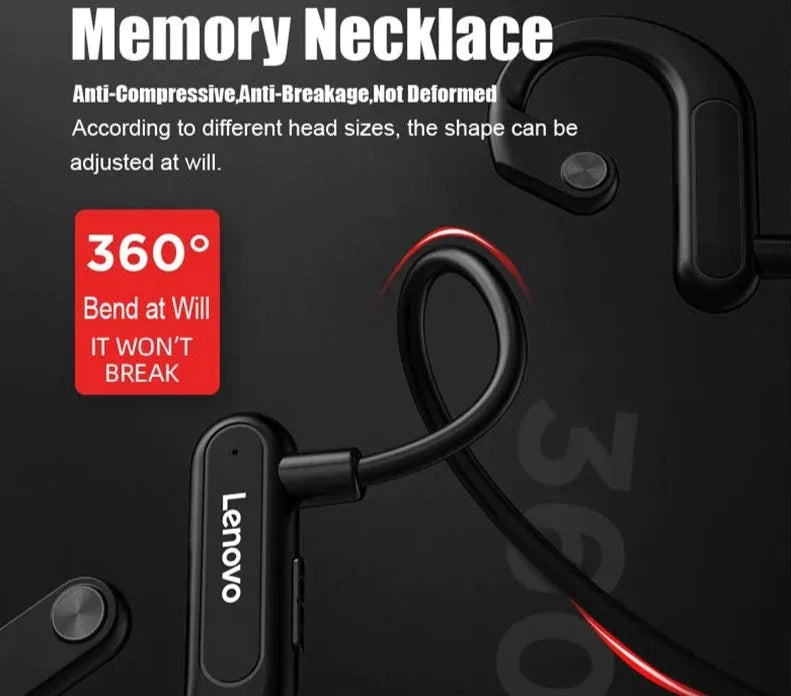 Wireless Bluetooth Bone Conduction Hifi Ear-Hook X3 Pro Waterproof Earphones With Mic & Earbuds