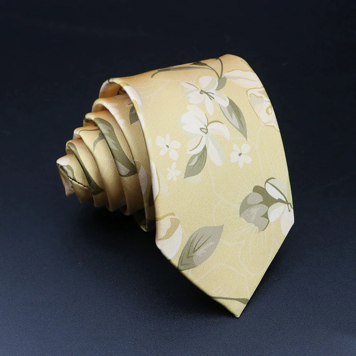 Super Soft Silk Ties Mens Fashion 7cm Necktie For Wedding