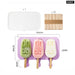 Reusable Silicone Popsicle Mold With Removable Lid