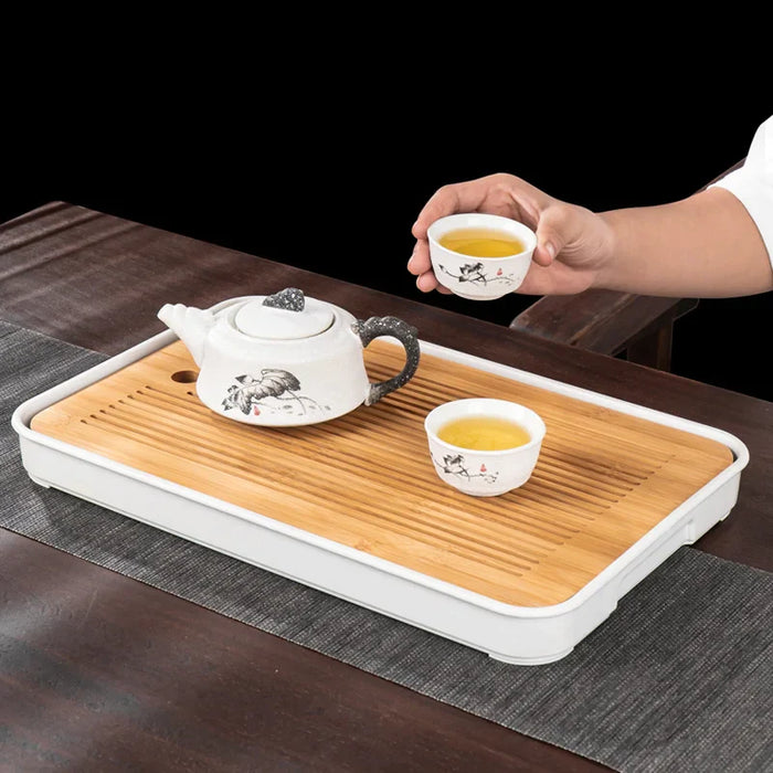 Bamboo Tea Tray For Kungfu Set