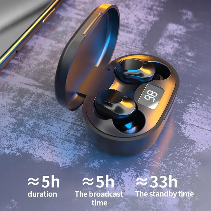 Wireless Noise Cancelling Earbuds With Touch Control And Mic