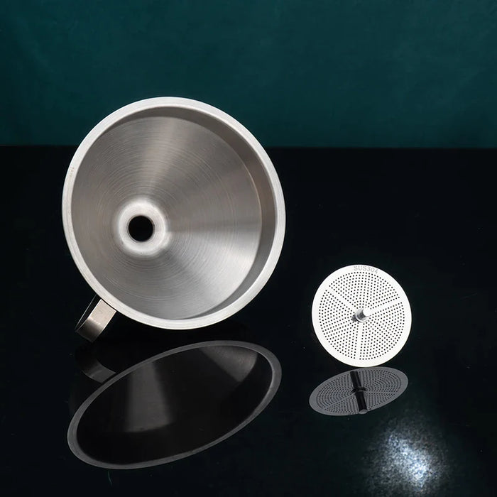 Stainless Steel Kitchen Funnel For Oil And Wine Spills