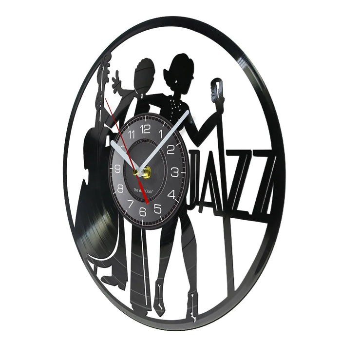 Jazz Band Performance Wall Clock