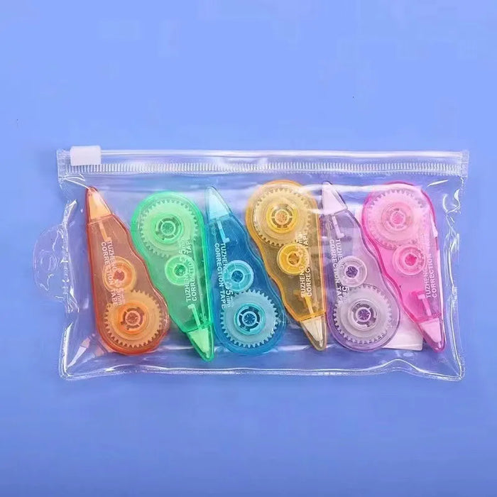 6 Pieces Macaron Colour Correction Tape Set