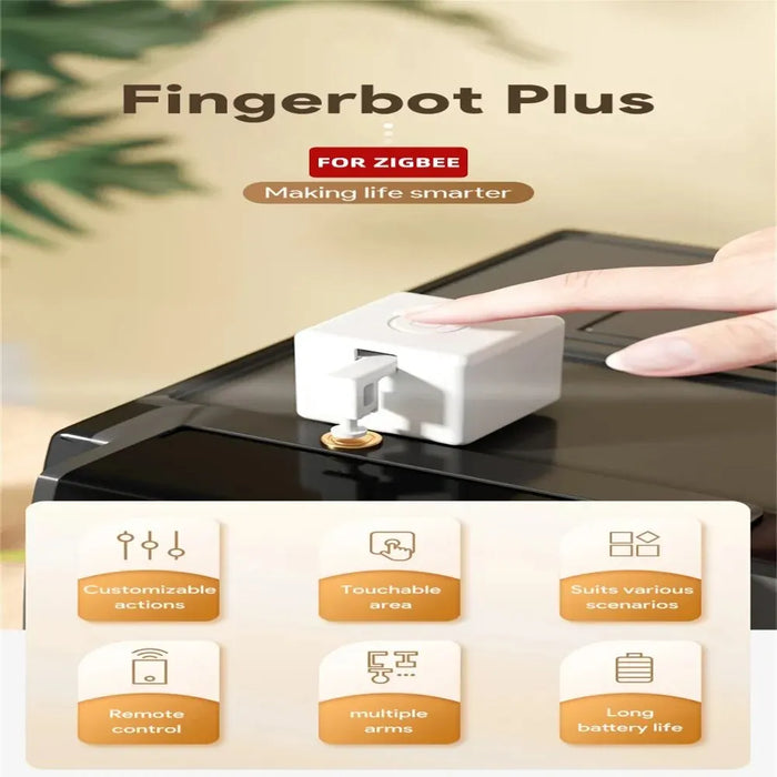 Zigbee Fingerbot Plus Smart Button Pusher For Alexa Google