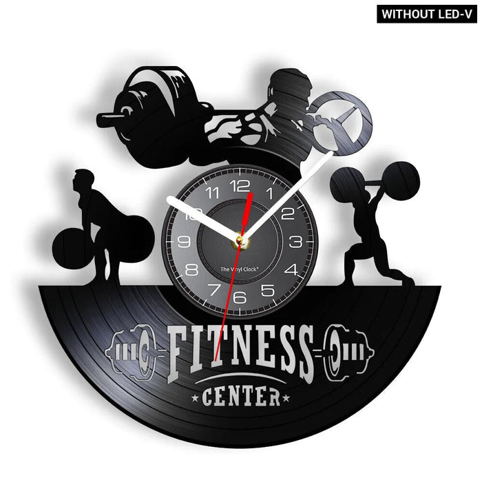 Silent Fitness Gym Wall Clock