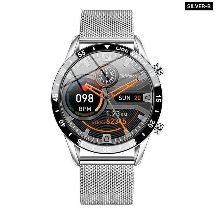 2024 Lige Smartwatch With Full Circle Touch Bluetooth