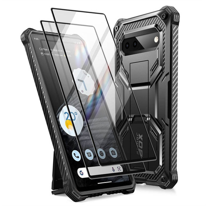 For Google Pixel 7A Case Armorbox Lite Slim Protective Bumper Case with 2Pcs Tempered Glass Screen Protectors