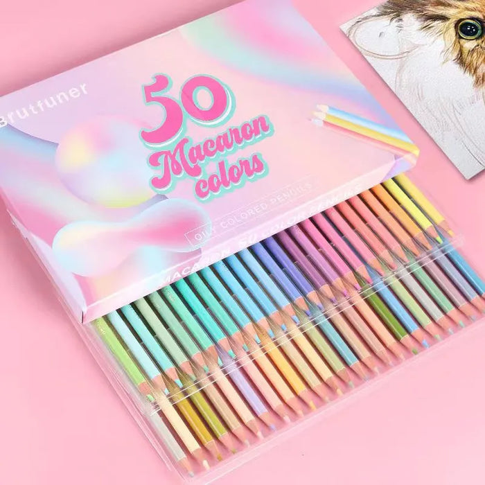 Brutfuner Macaron 50 Colour Pencil Set