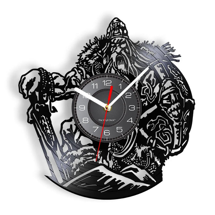 Odin Viking Warrior Wall Clock