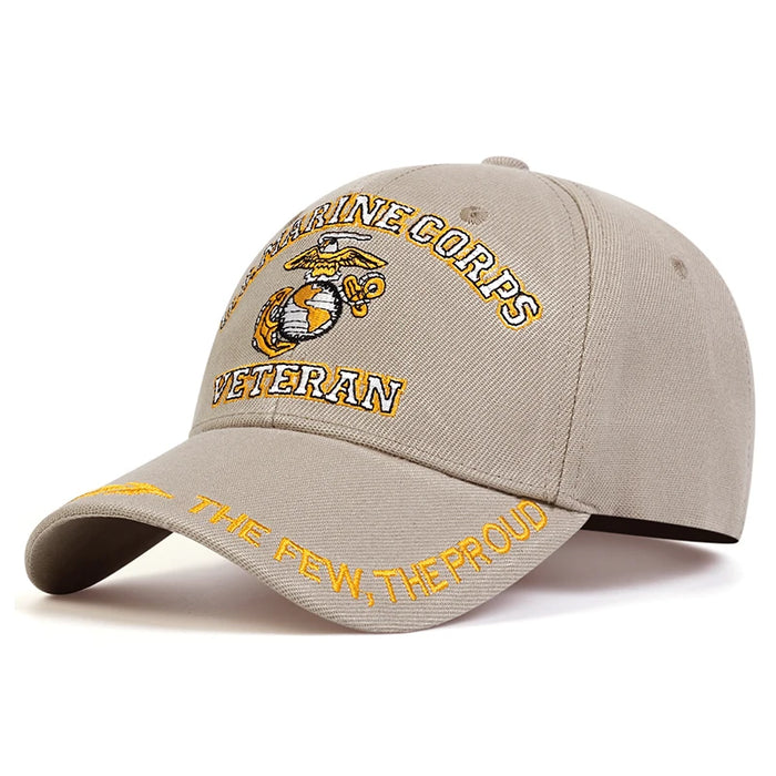 Embroidered Veteran Baseball Cap / Hat For Outdoor Wear