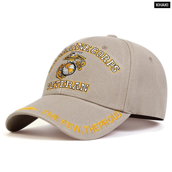 Embroidered Veteran Baseball Cap / Hat For Outdoor Wear