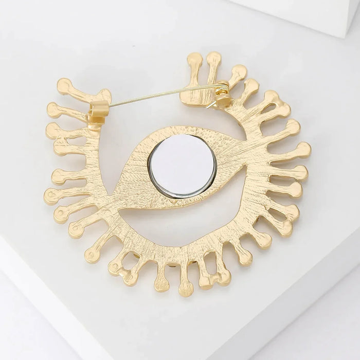 Mystical All Seeing Eyes Brooch Luxury Jewelry For Men Women