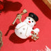 Christmas Enamel Pin Snowman Lapel For Women Winter Family