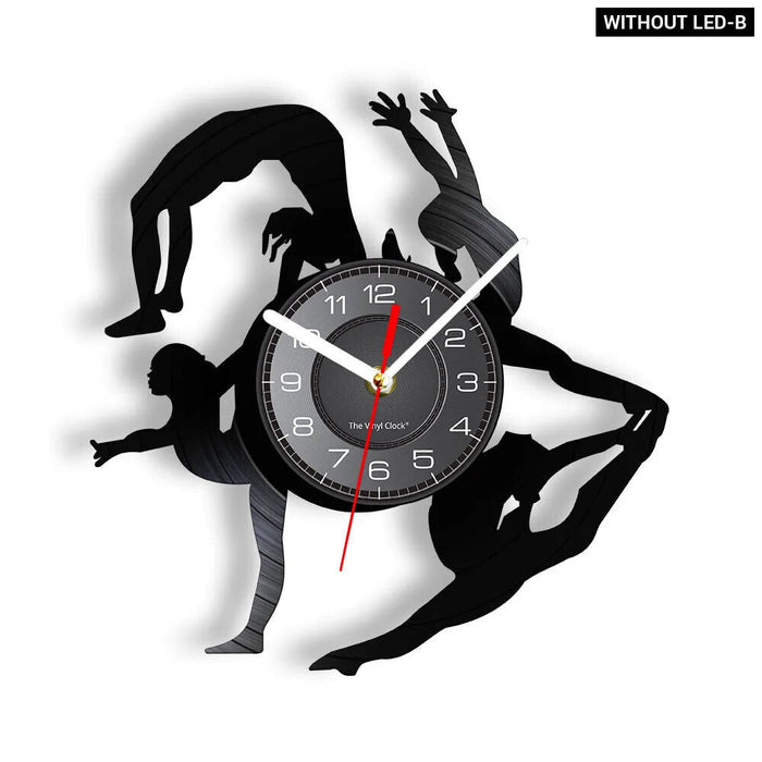 Rhythmic Gymnastics Vinyl Record Wall Clock