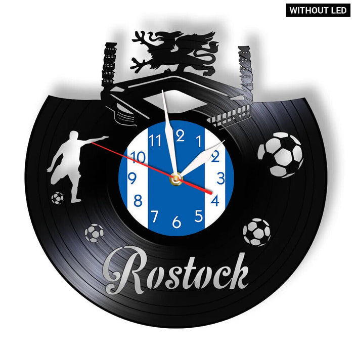 Retro Rostock Vinyl Lp Wall Clock