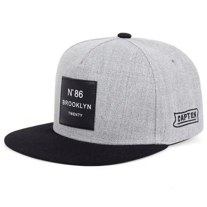 Adjustable Brooklyn Print Hip Hop Hat