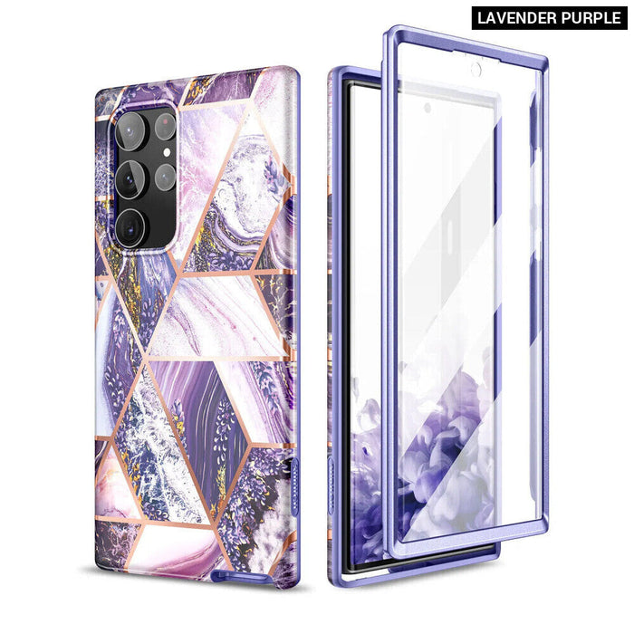 Samsung Galaxy S22 Ultra Case Shockproof Marble Cover