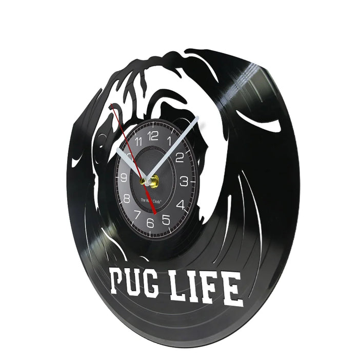 British Bulldog Vinyl Record Wall Clock