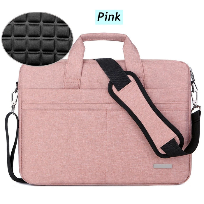 For Macbook Notebook Unisex 14,15.4,15.6,17.3 Inch Shoulder Case Shockproof Laptop Bag