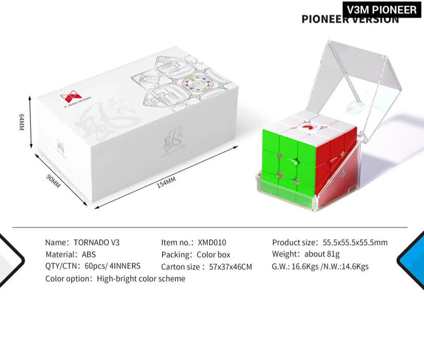 Qiyi X Man Tornado V3M Magnetic Speed Cube