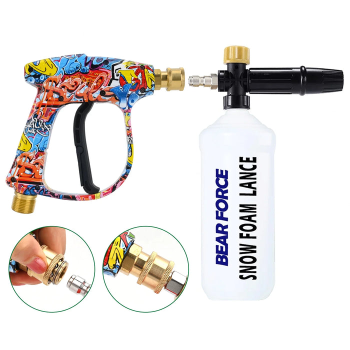 Car Pressure Washer Gun With Quick Connector
