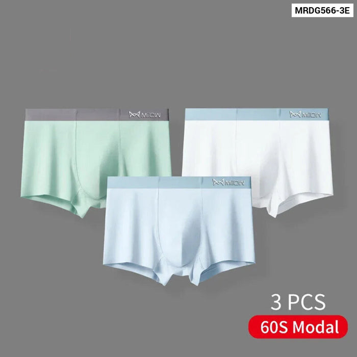 Soft Breathable Mens Boxer Briefs Set